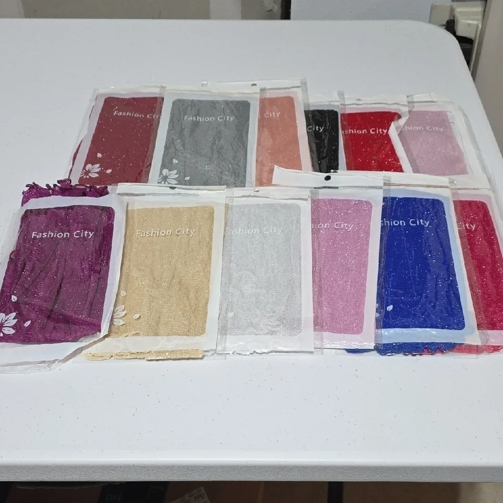 Light Pink Face Cover Scarf